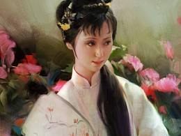【ps板绘练习】黛玉