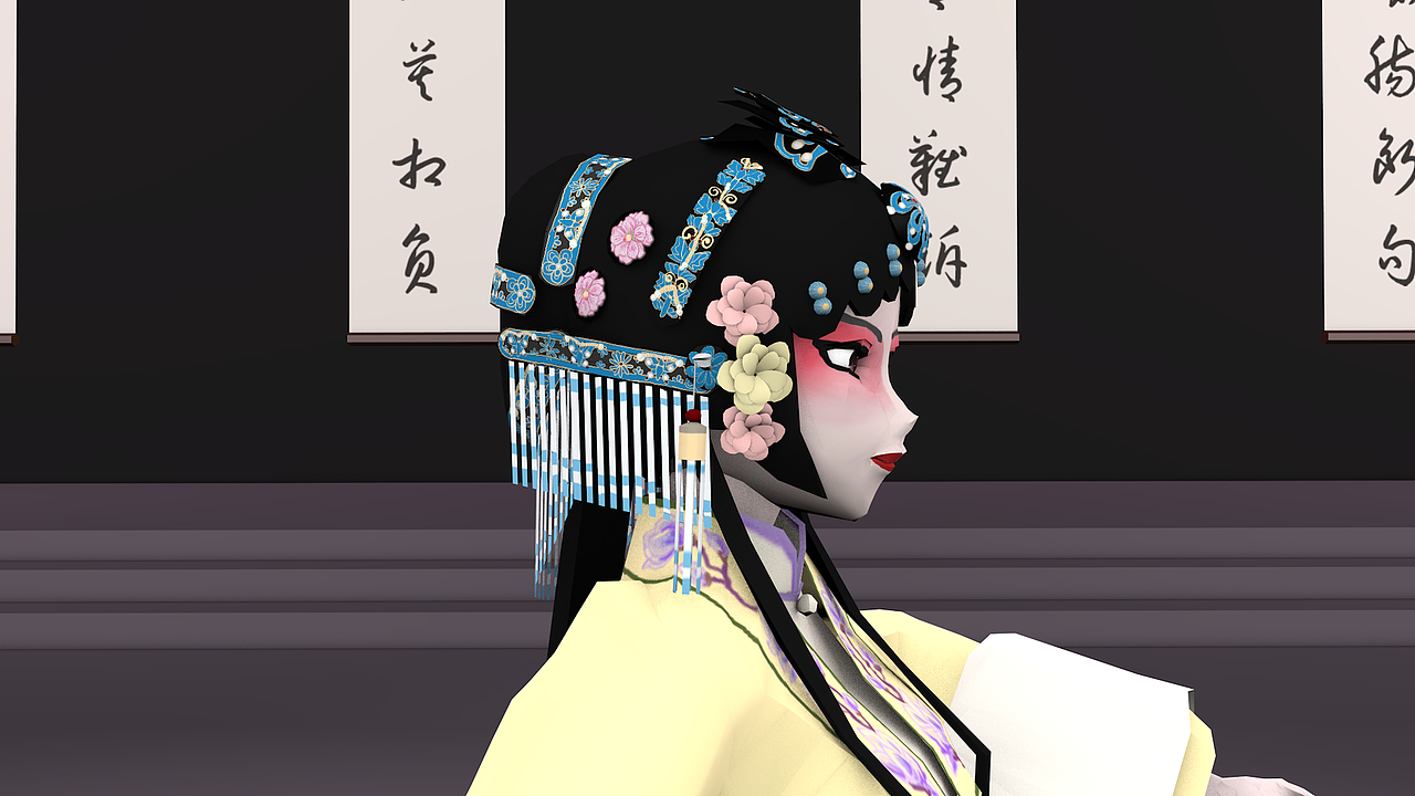 课程作业 | 2018 毕业设计 3D建模/昆曲动画（图ZMTMyNzI2NDc2） - 动画/影视 - 站酷设计师Yuetlam原创素材 - 站酷ZCOOL