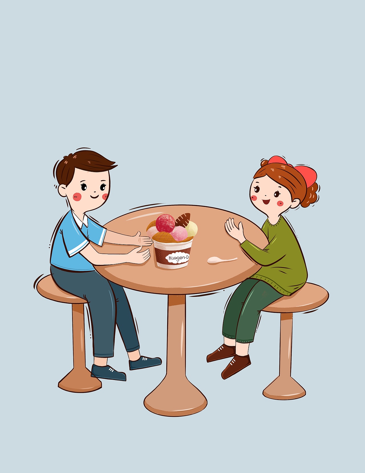 一组关于爱的插画（图ZMzAzNTIxMjky） - 商业插画 - 站酷设计师小猪插画原创素材 - 站酷ZCOOL