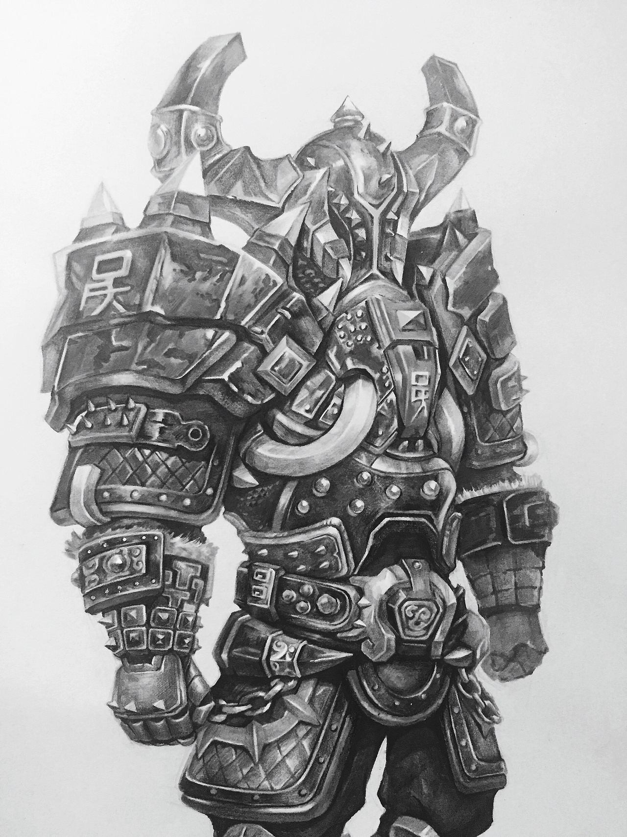 游戏人物设定临摹练习作品（图ZNjM0NjEyNDg=） - 绘画 - 站酷设计师鱼皮画生Yokiko原创素材 - 站酷ZCOOL