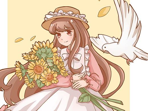 向日葵（个人主页-ZNTY0ODQxODQ=） - 创作习作 - 站酷设计师花茶三三原创素材 - 站酷ZCOOL