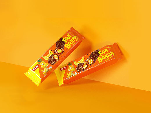俄罗斯著名品牌-“KDV”巧克力棒食品包装设计&IP设计