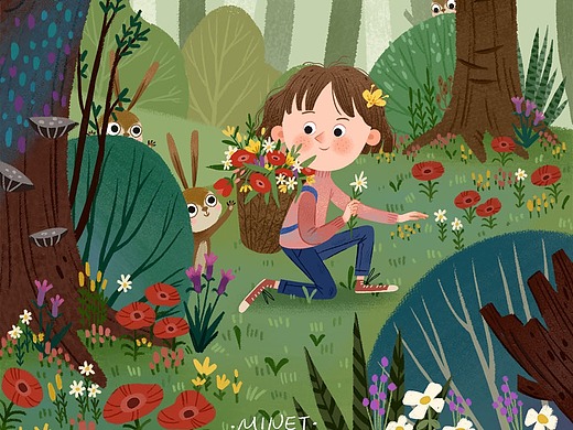 采花小姑娘