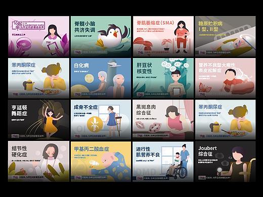 罕见病公益活动系列海报