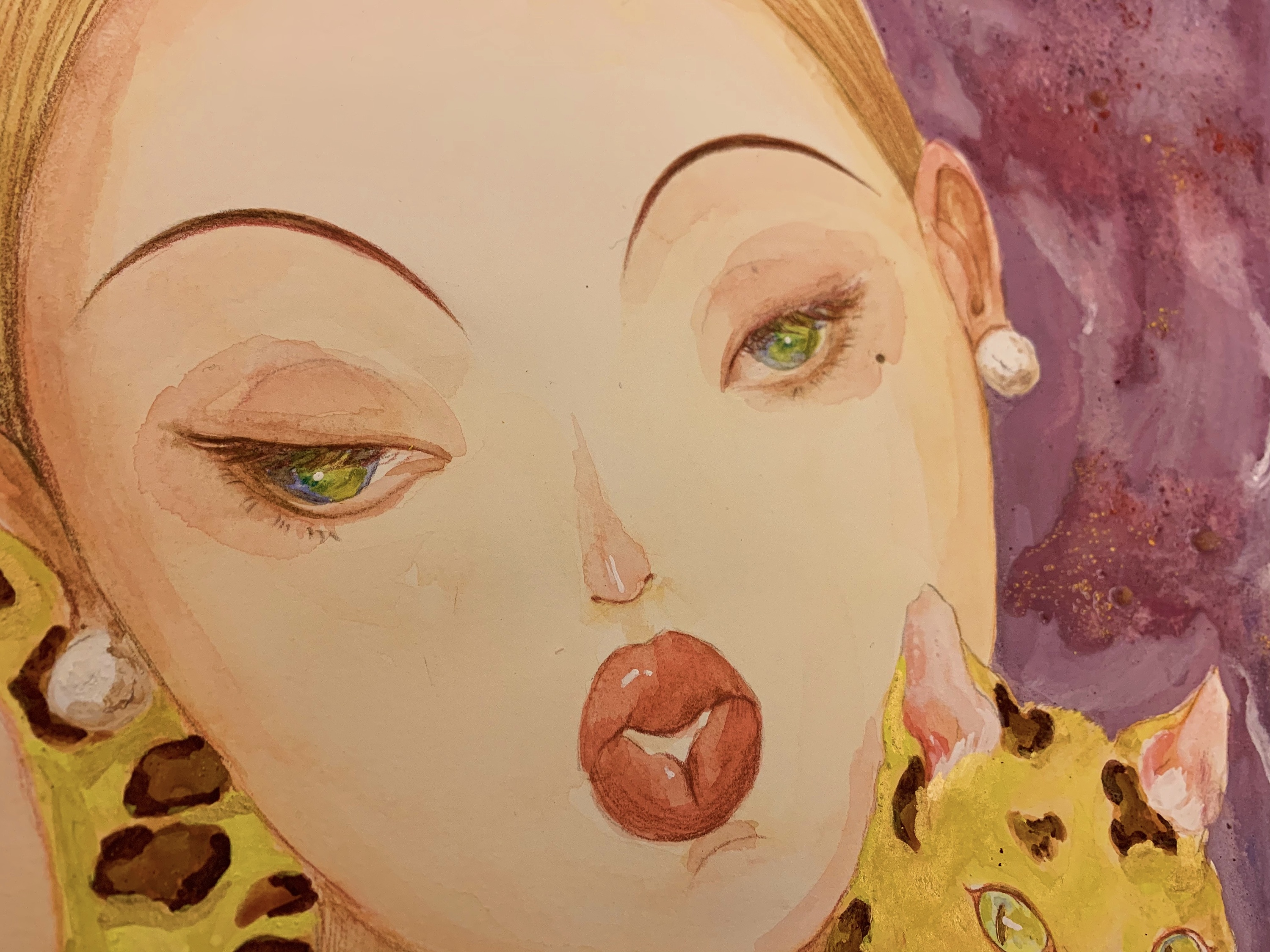 复古摩登女郎9799|插画|商业插画|绘师夏生 - 原创作品 - 站酷