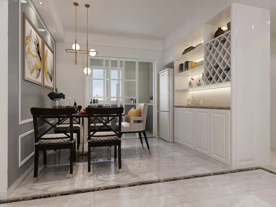 美式轻奢效果图