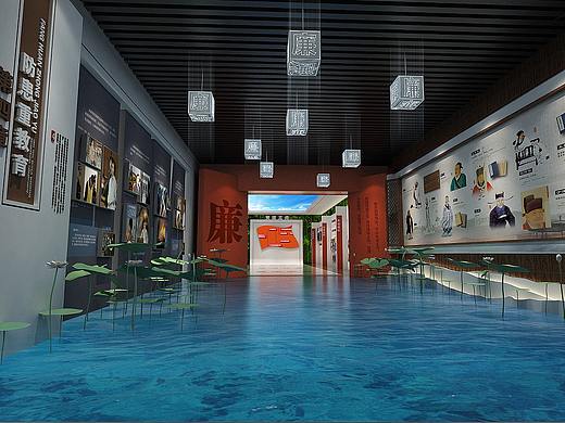 廉政展厅设计，中式设计风格，历史展厅