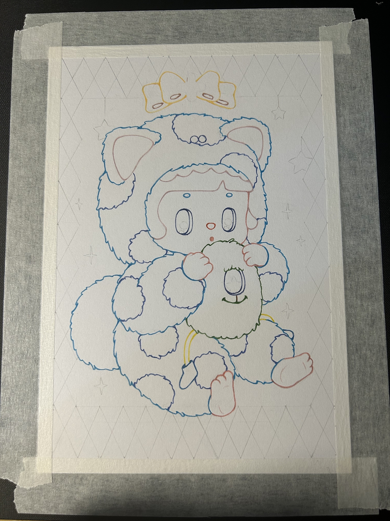 彩铅手绘｜画着玩哒（图ZMzMyMTY4MjMy） - 儿童插画 - 站酷设计师是大头阿耶原创素材 - 站酷ZCOOL