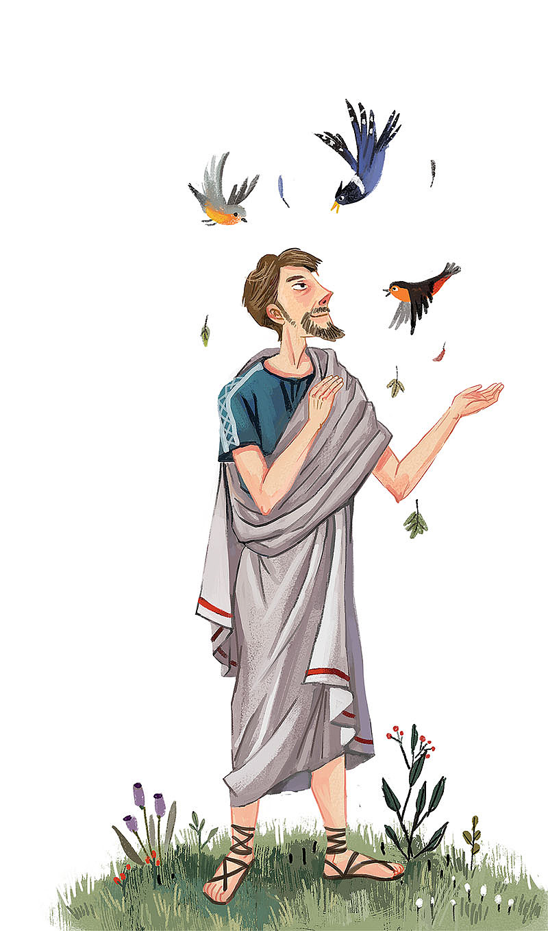 《古希腊神话》插图_ameilili-站酷zcool