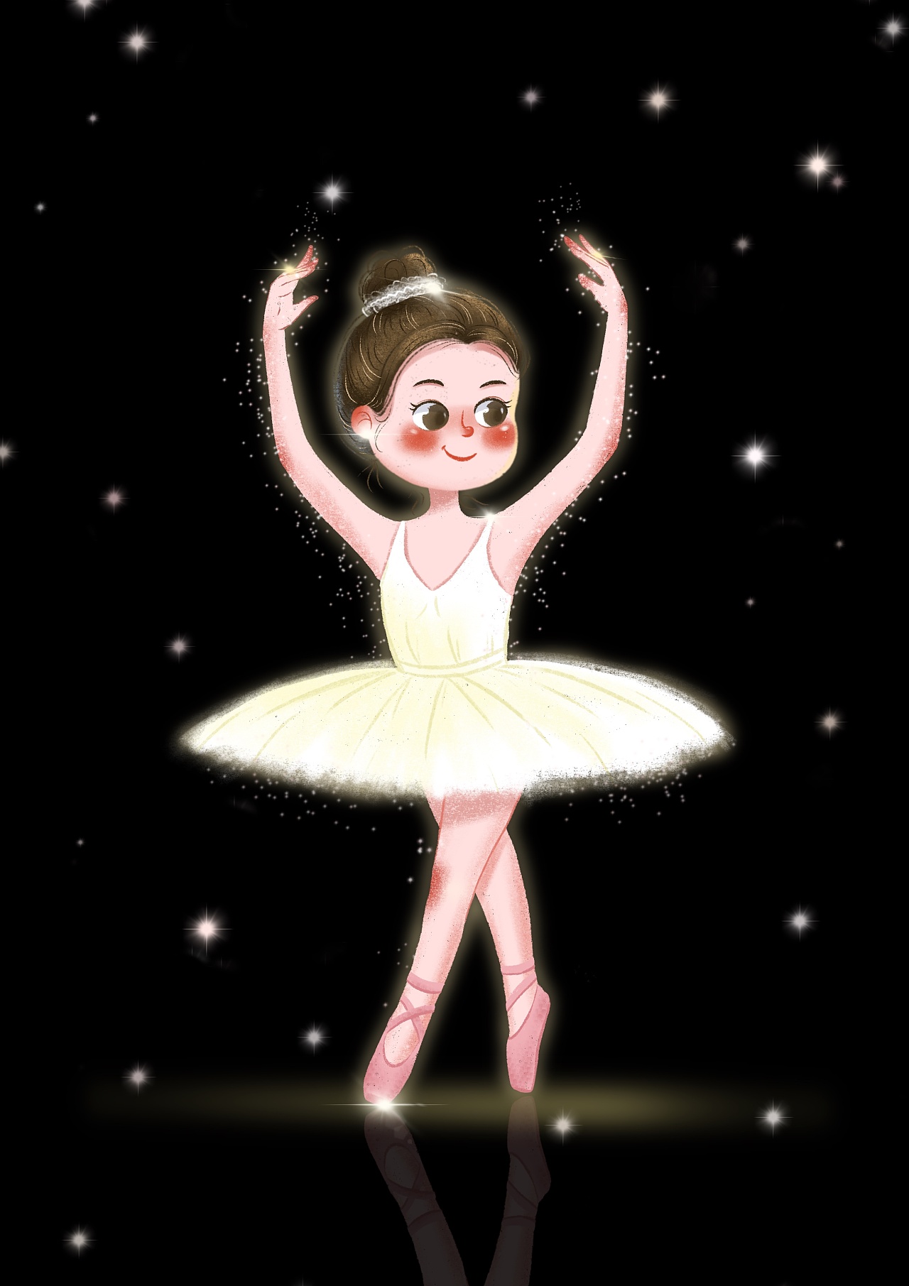 想要做那颗最亮的星—芭蕾舞女