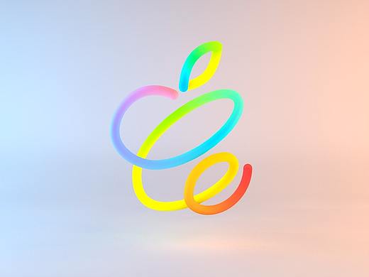3D練習(xí)-2021蘋果春季發(fā)布會(huì)logo延伸（個(gè)人主頁(yè)-ZNTIxNjgxOTY=） - 動(dòng)畫/影視 - 站酷設(shè)計(jì)師阿蒙蒙蒙呀原創(chuàng)素材 - 站酷ZCOOL