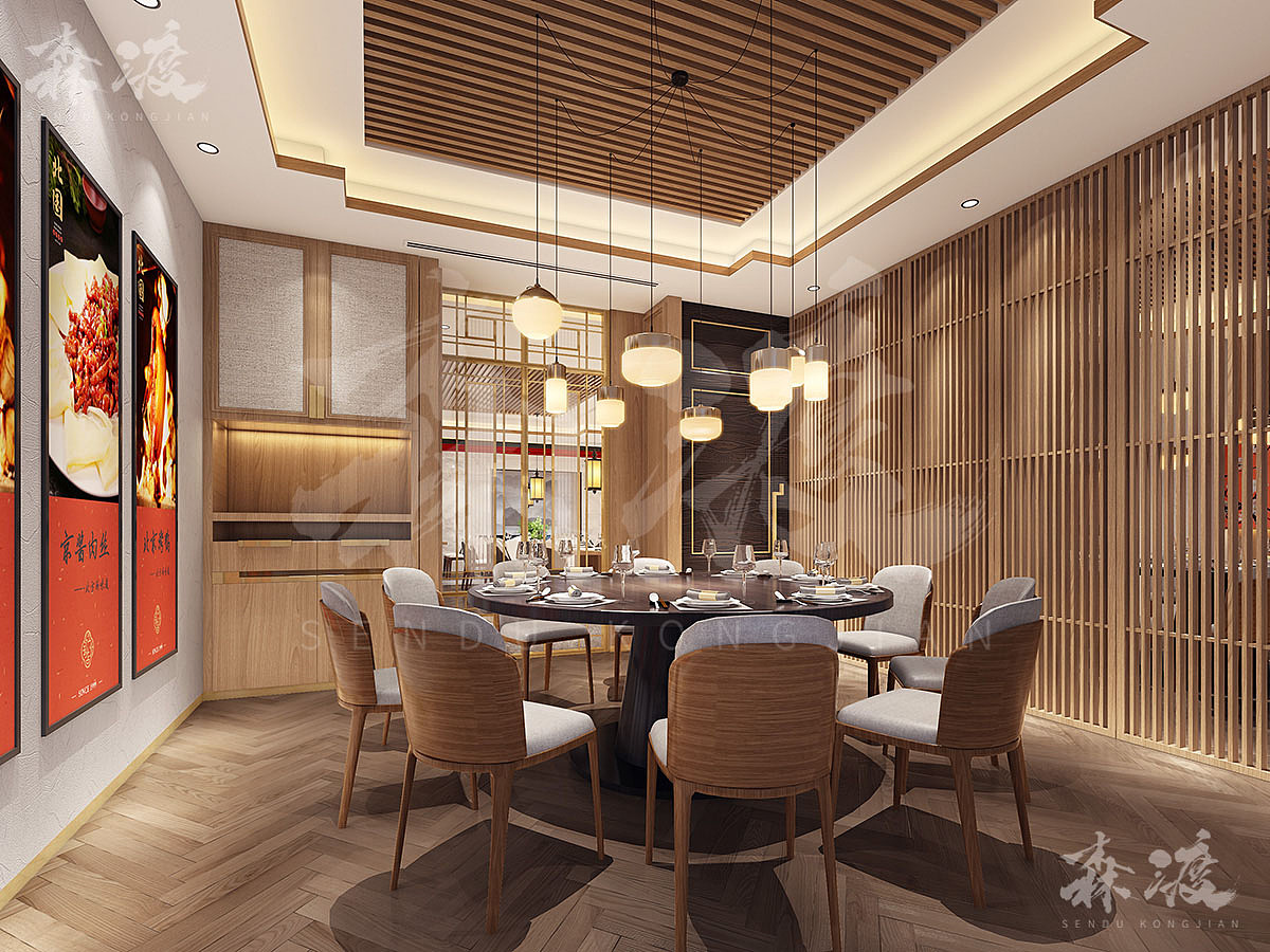 森渡空间设计 | 北国饭店汕头两英店.连锁餐饮设计