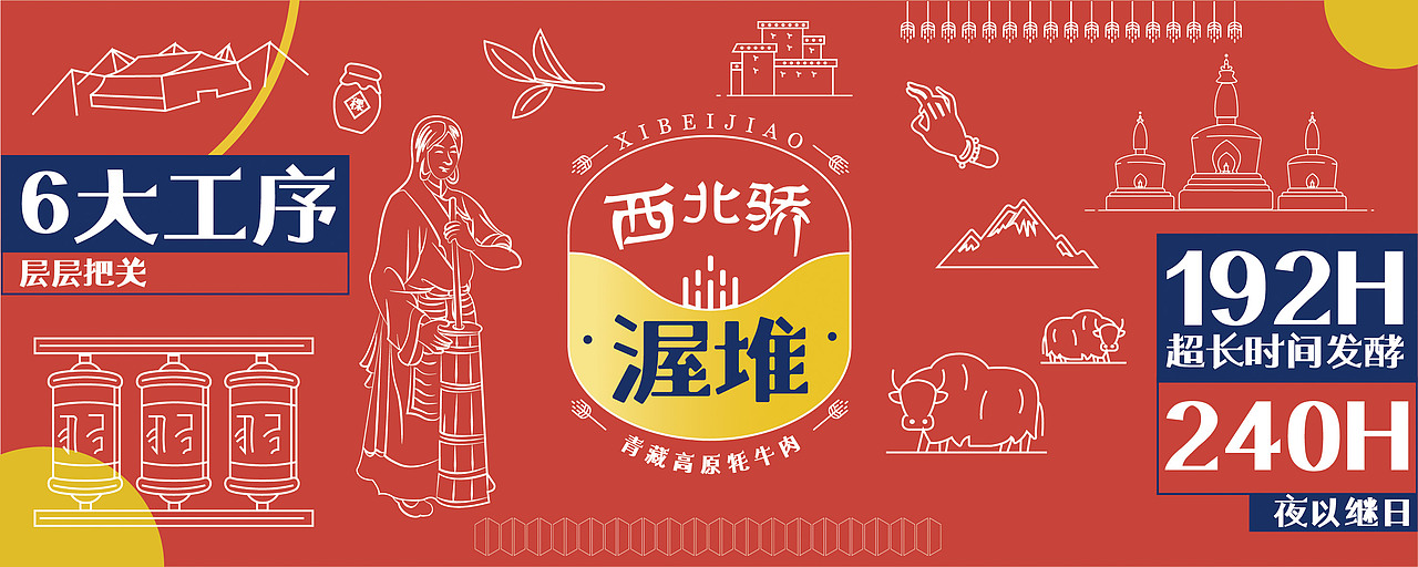 西北骄渥堆牦牛肉包装（图ZMTk3MDEwNTMy） - 包装 - 站酷设计师轩子丶原创素材 - 站酷ZCOOL