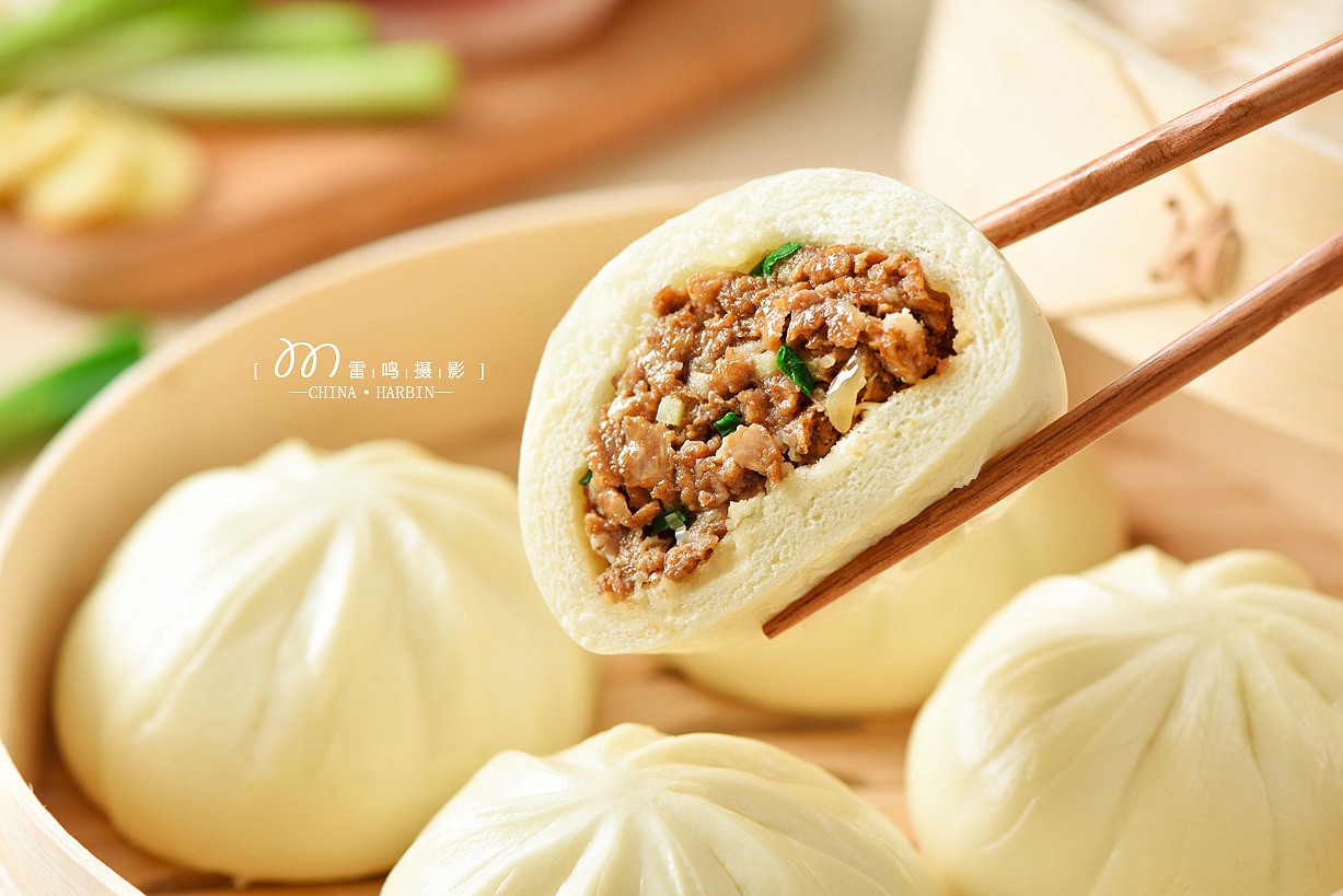 《包子馄饨豆包面食》美食 产品 环境 哈尔滨雷鸣摄影