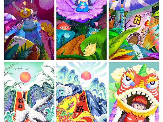 儿童插画以前的作品