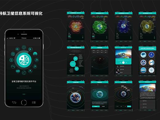 全球导航卫星信息系统可视化