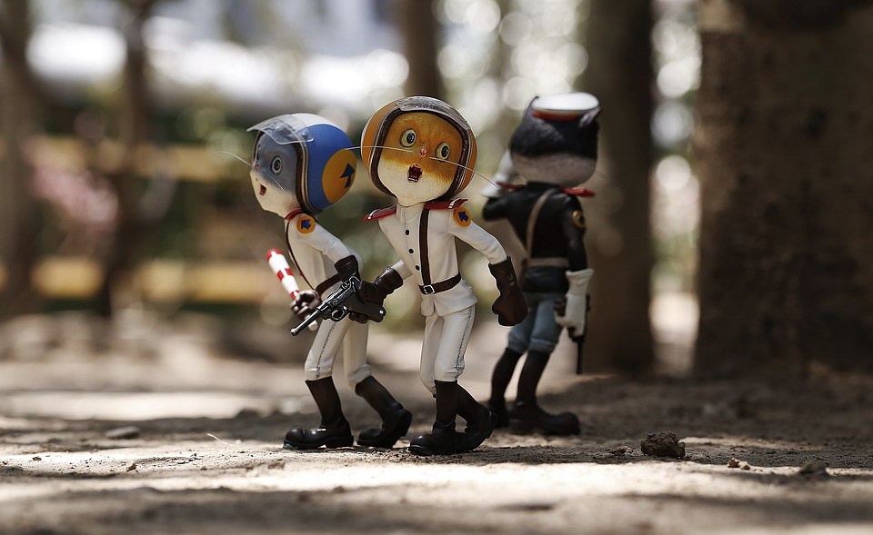 末那原创丨老动画系列第4弹《黑猫警长》“白猫班长”PVC手办（图ZNTYyOTkxNDA=） - 手办/模玩 - 站酷设计师末那工作室原创素材 - 站酷ZCOOL