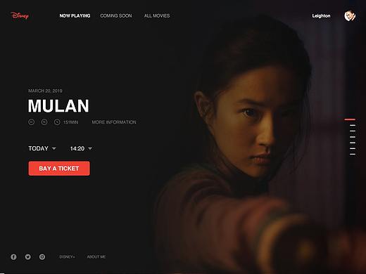 迪士尼 网页设计 Disney web design