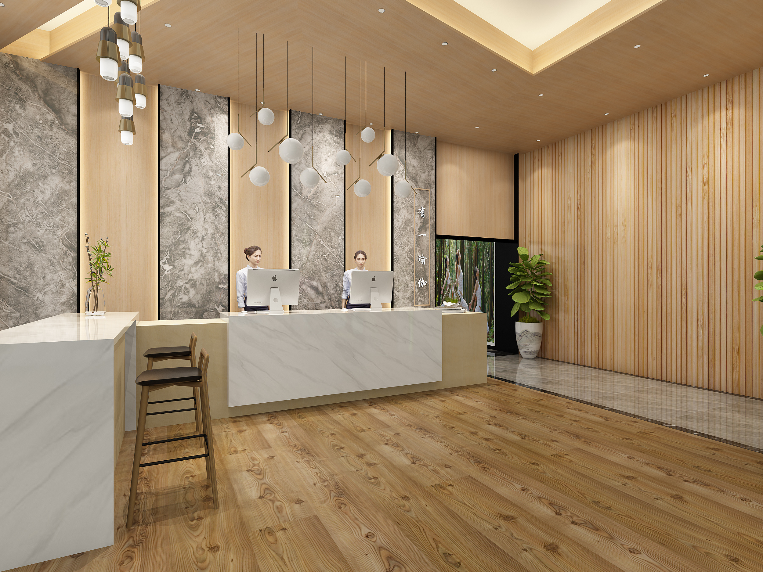 1992效果图-工装生活馆展厅效果图案例|空间|室内设计|1992效果图李