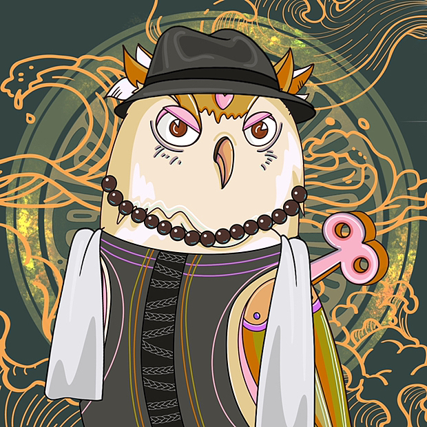 Strange Owl 奇异猫头鹰 -系列 NFT 数字藏品（图ZMzI0MTEyMzA0） - IP形象 - 站酷设计师申申申申申原创素材 - 站酷ZCOOL