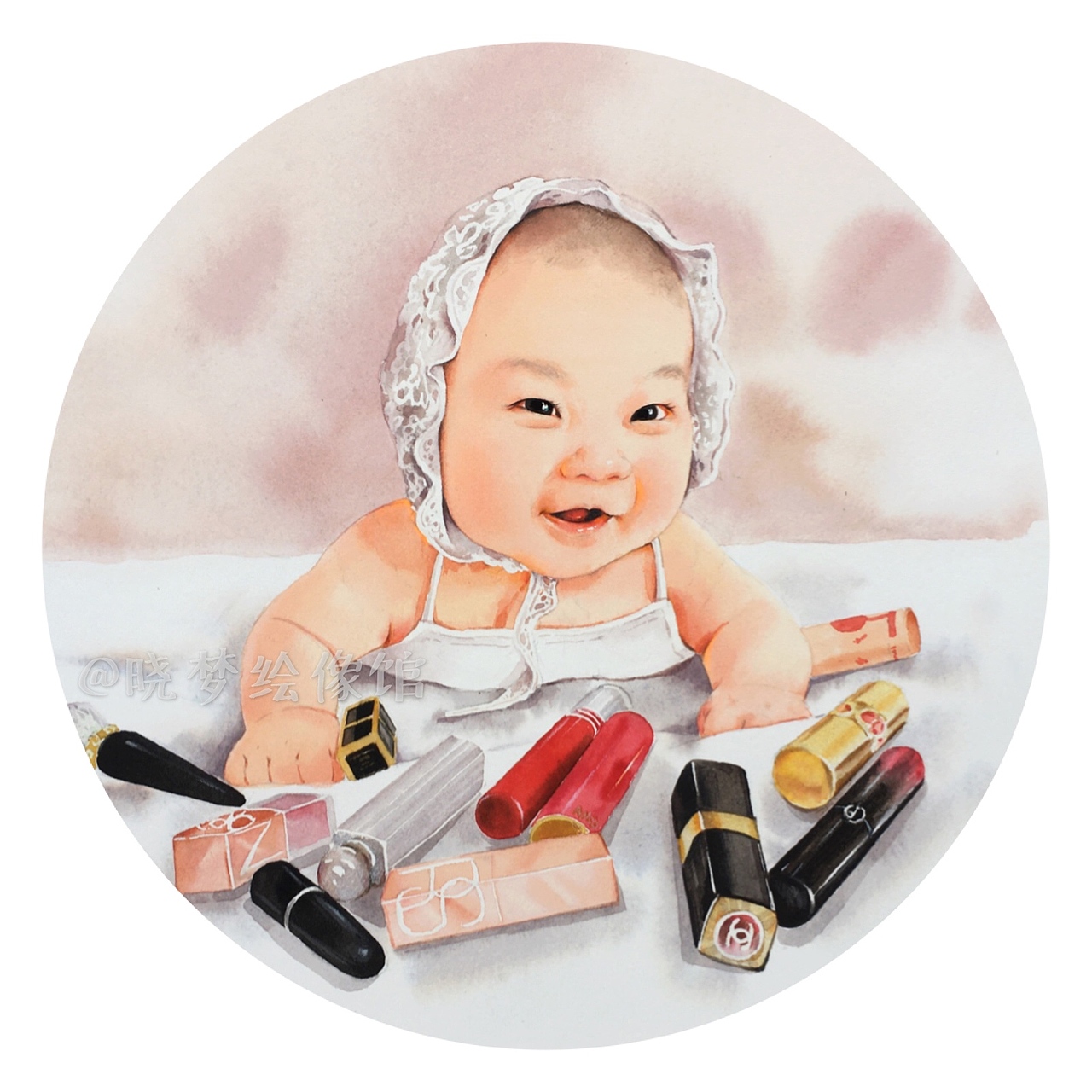 坐拥“江山” 精致女孩从小开始哦～（图ZMjIxNjI2OTM2） - 商业插画 - 站酷设计师晓梦绘像馆原创素材 - 站酷ZCOOL