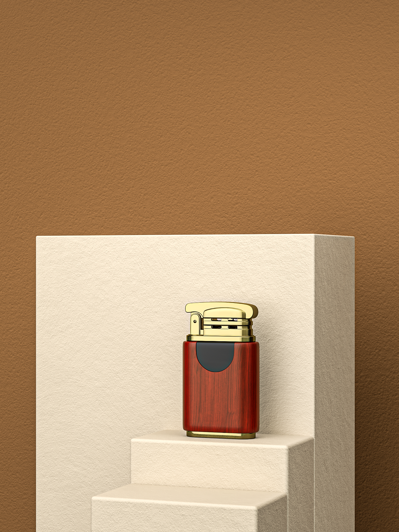 檀木打火机建模渲染