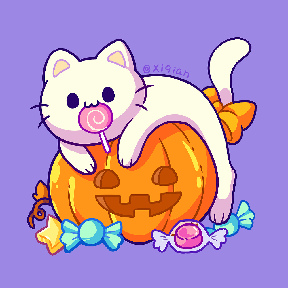 插画合集 | 万圣节的小伙伴们