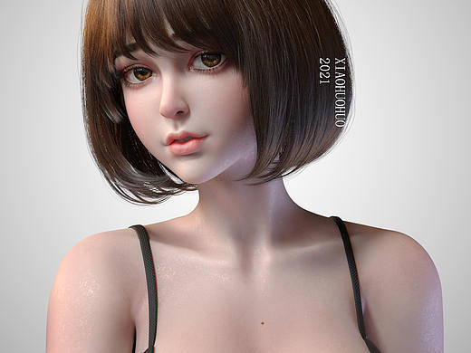 可爱的女孩