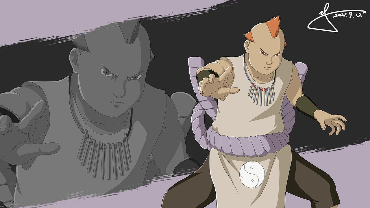 个人绘画作品-童年回忆篇【火影忍者】（2021）（图ZMjgxODgyNDg0） - 单幅漫画 - 站酷设计师S_Leaf原创素材 - 站酷ZCOOL