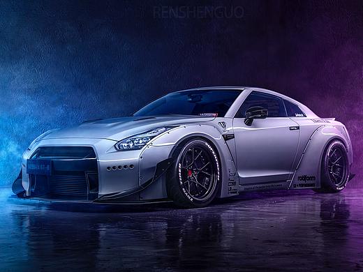 汽车修图-NISSAN GTR