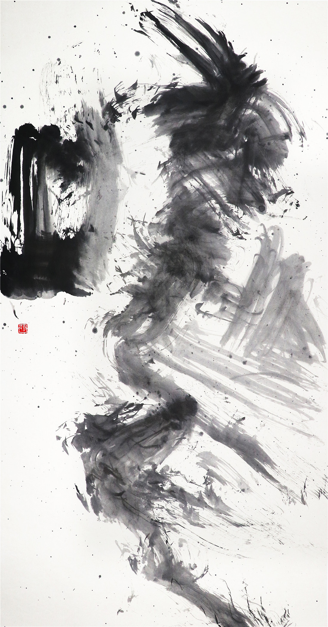 书法字体设计-黄陵野鹤-水墨字境研究-13(设计)