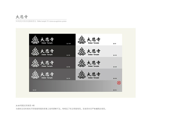 大悲寺 标志设计 VI设计 提案PPT（图ZMTIyMDAyNjQ=） - Logo - 站酷设计师南知南知原创素材 - 站酷ZCOOL