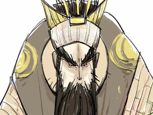 戲曲人物角色設(shè)計-吳用（個人主頁-ZNDMxMTk1Njg=） - 概念設(shè)定 - 站酷設(shè)計師李子賢原創(chuàng)素材 - 站酷ZCOOL