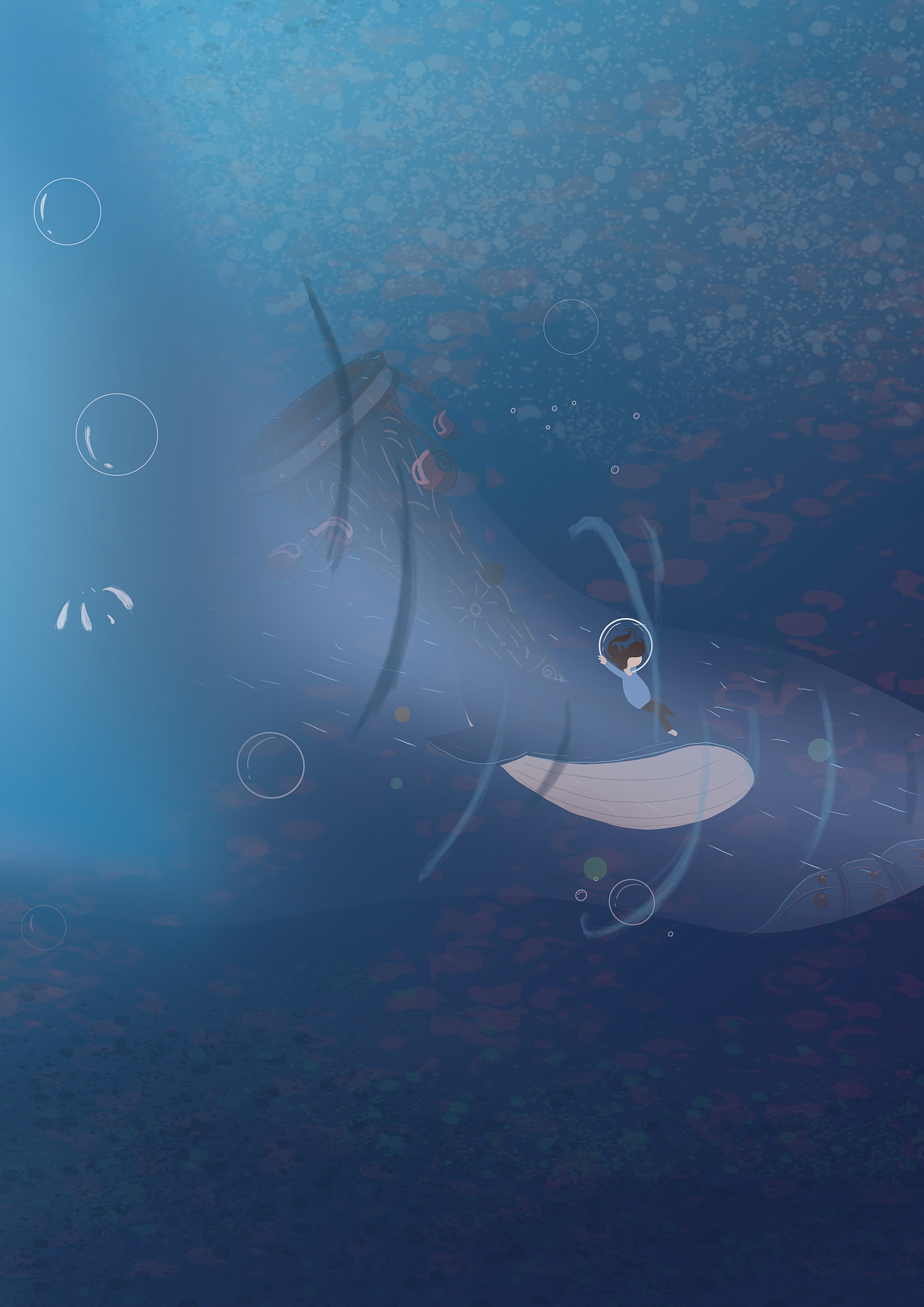 该系列作品是以一整系列插画呈现的艺术海报