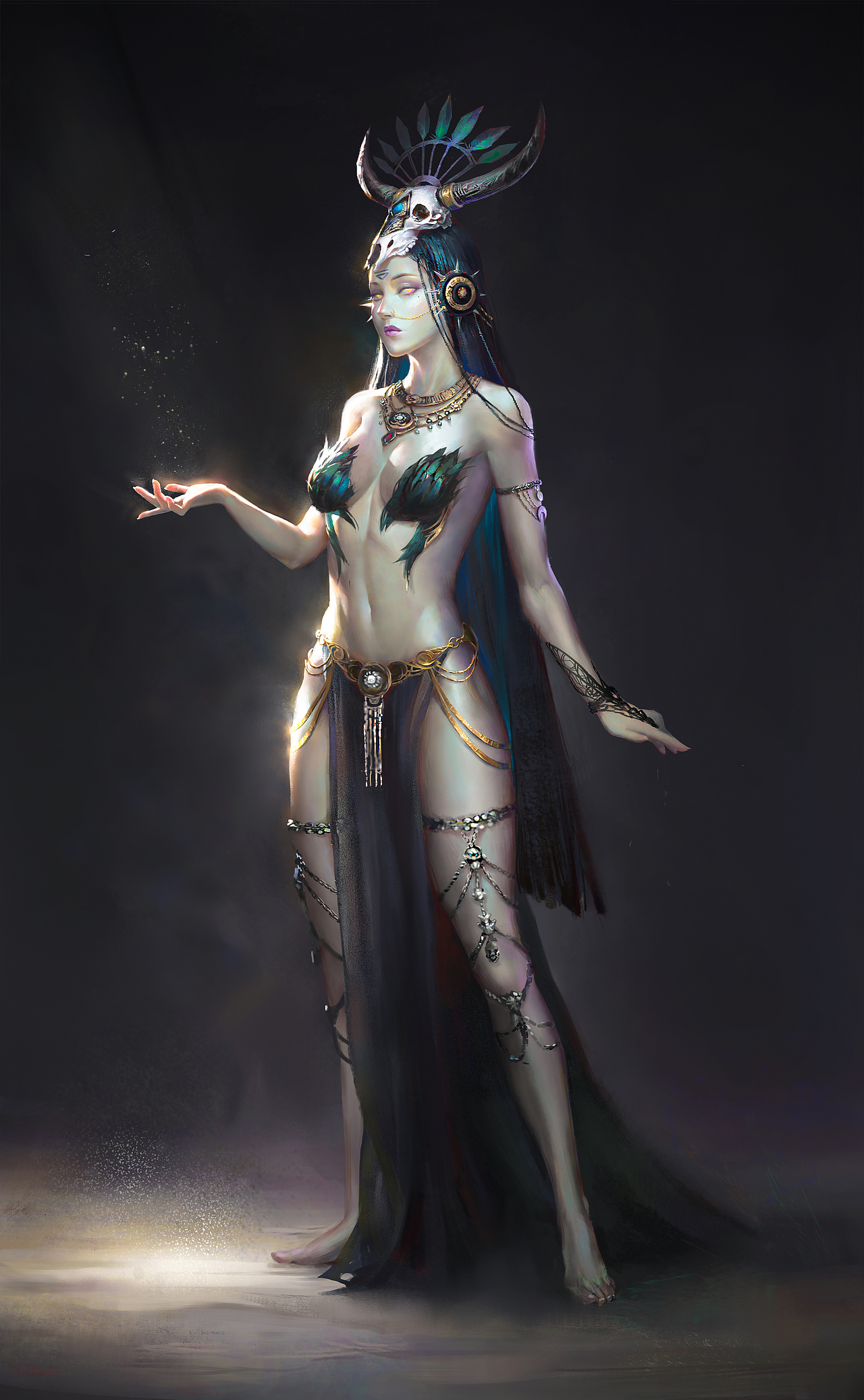 女巫厄莎（图ZMTY0MjA0MTU2） - 概念设定 - 站酷设计师幸运的小阿屎原创素材 - 站酷ZCOOL