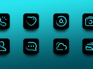 渐隐风格icon_江口君软绵绵-站酷ZCOOL