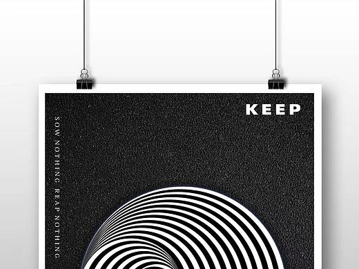 去年聯(lián)系（練習(xí)）-keep（個(gè)人主頁-ZNDMyODIzMTI=） - 海報(bào) - 站酷設(shè)計(jì)師你丫才小編原創(chuàng)素材 - 站酷ZCOOL