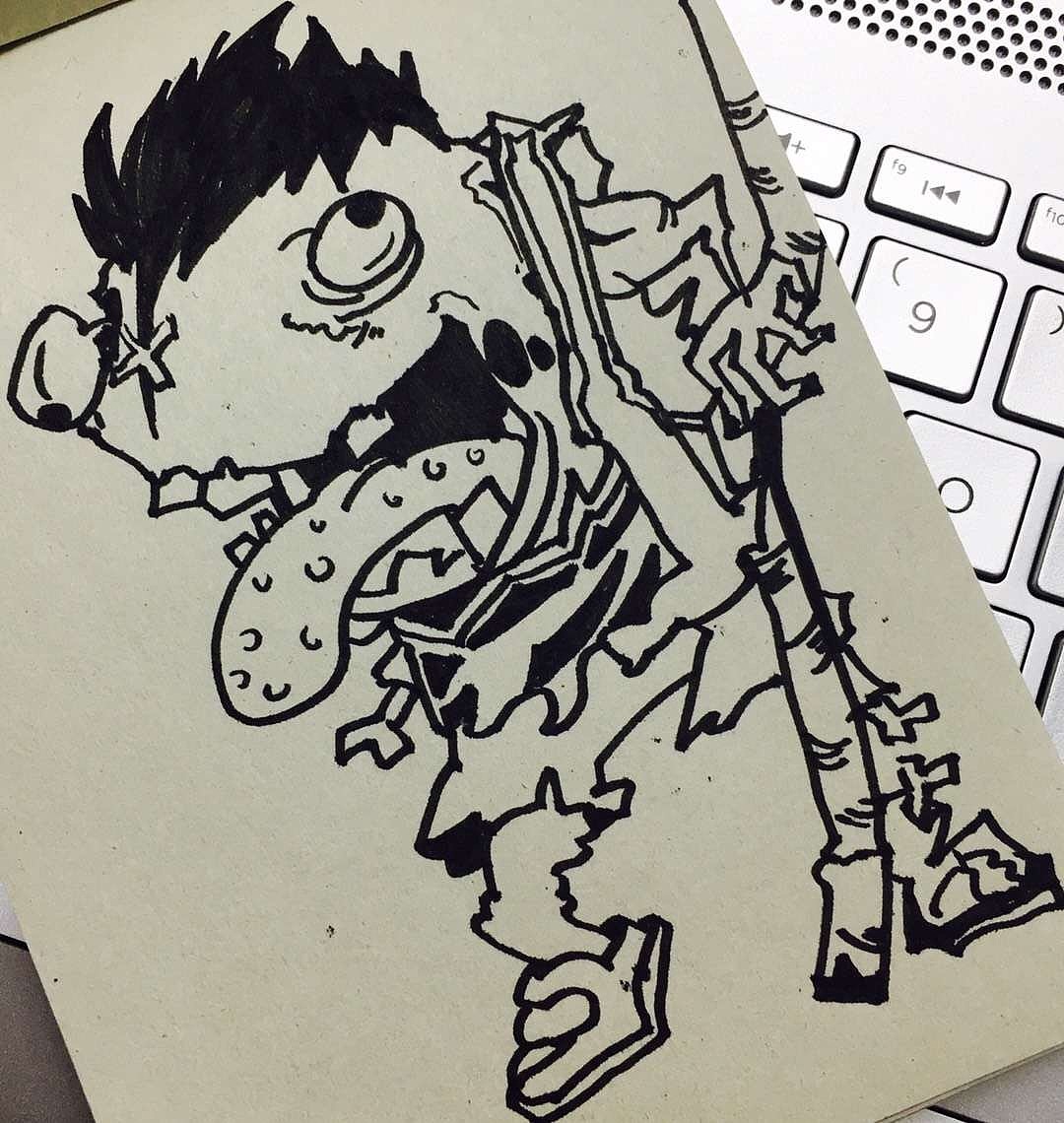 手绘插画练习|插画|插画习作|一寒辞廿 - 原创作