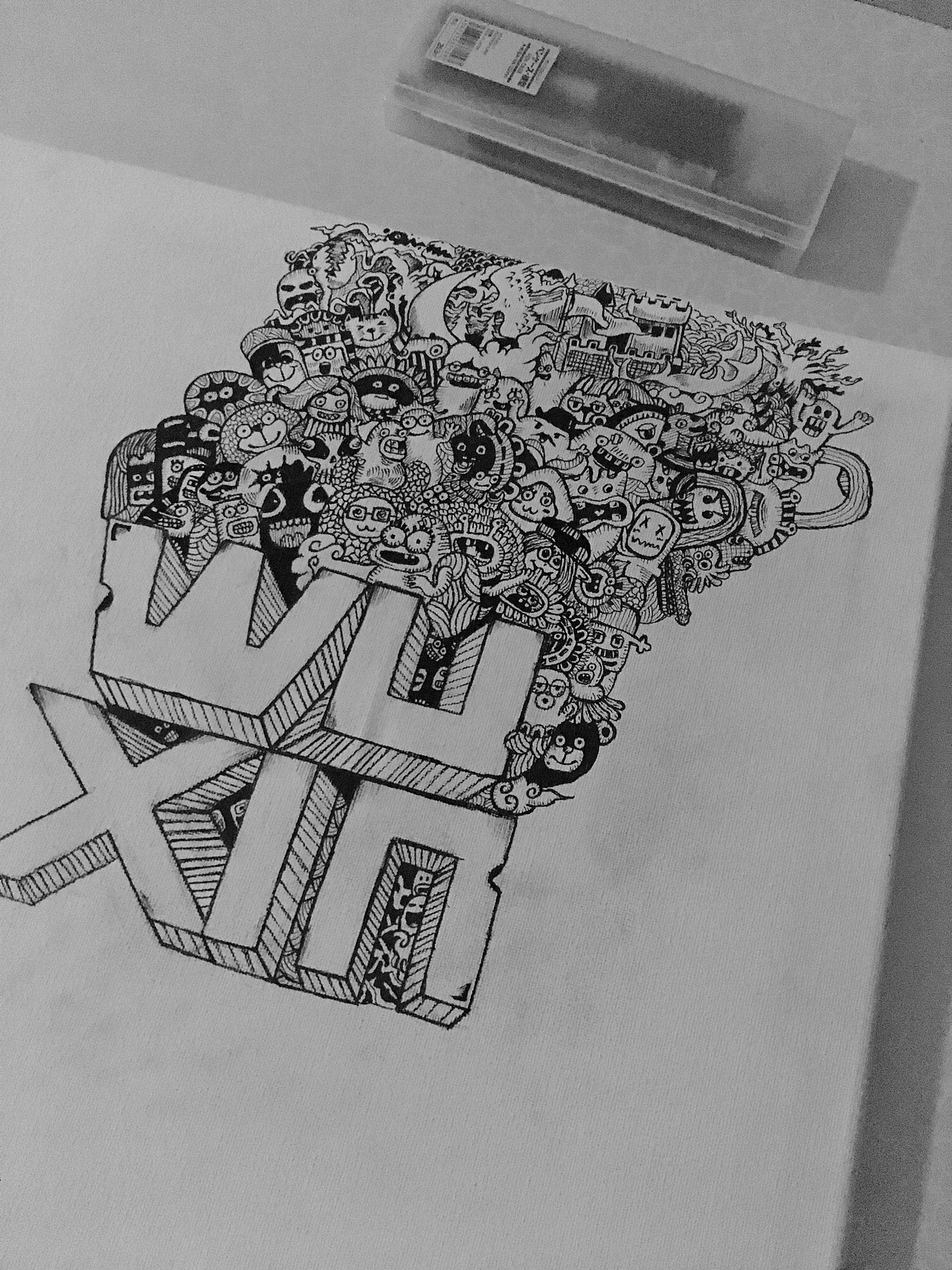 小怪兽插画（图ZOTU4ODEyMjg=） - 新锐潮流插画 - 站酷设计师凹了个凸原创素材 - 站酷ZCOOL