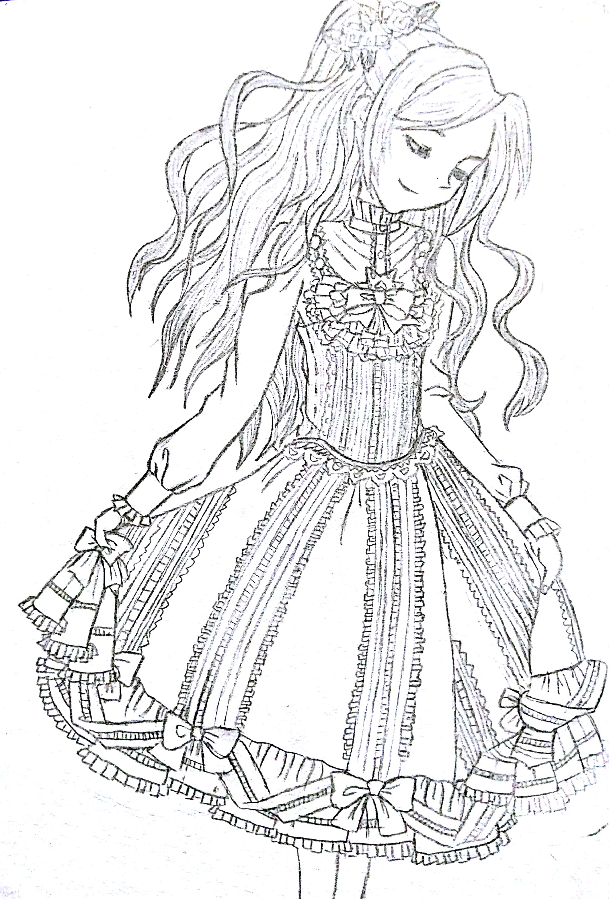 动漫人物手绘练习