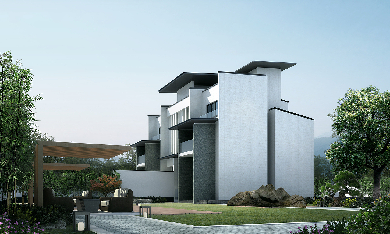 新徽派风格建筑（图ZMTQyNDY4MDM2） - 建筑设计 - 站酷设计师YooouH原创素材 - 站酷ZCOOL