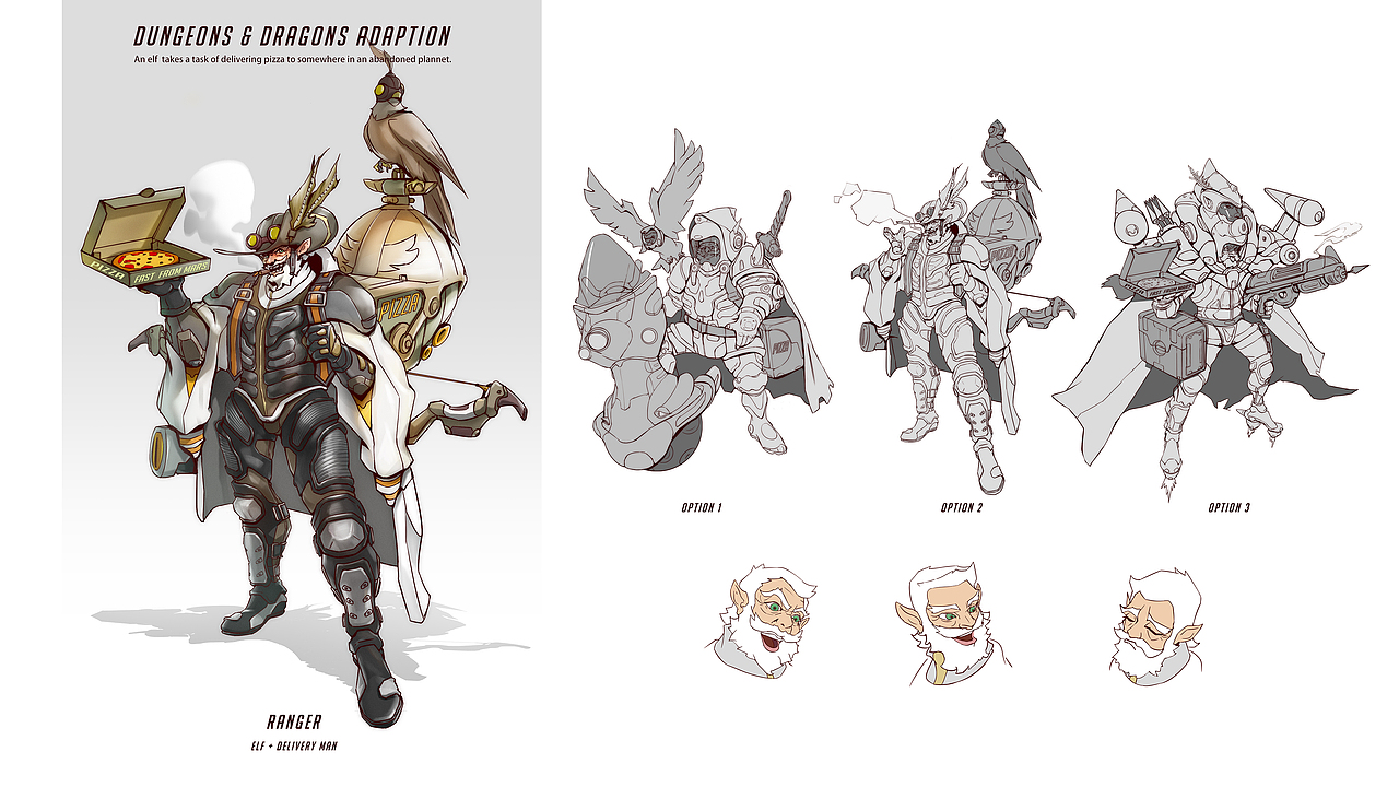 赛博朋克 角色概念（图ZMjMyMTk2MTg0） - 游戏原画 - 站酷设计师大要原创素材 - 站酷ZCOOL