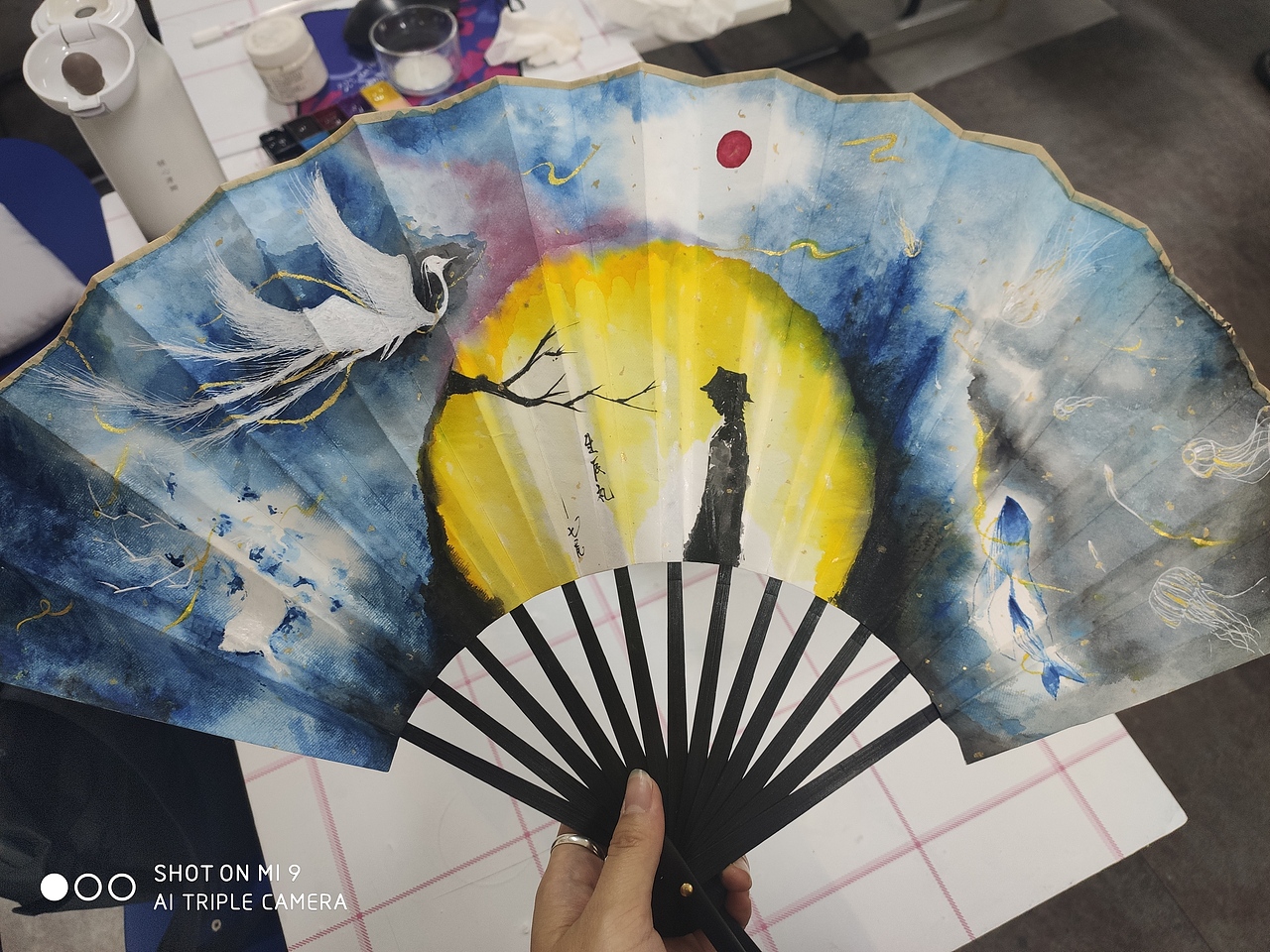 迷上了画扇子（图ZMjMyMjk4OTE2） - 工艺品设计 - 站酷设计师倾心淳卿原创素材 - 站酷ZCOOL