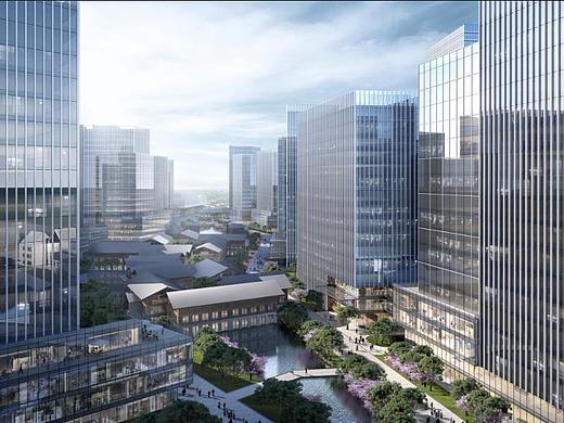 绿城风格 建筑效果图