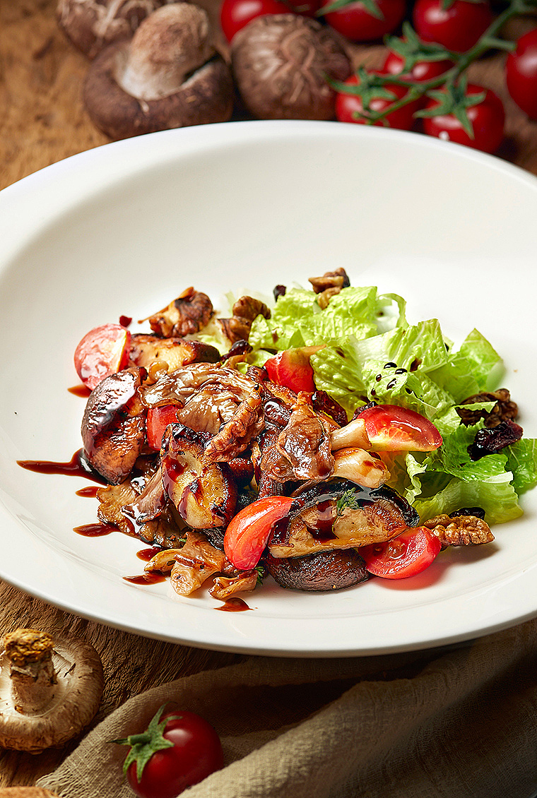 素食餐厅菜品拍摄