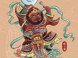 中国风-趣味门神