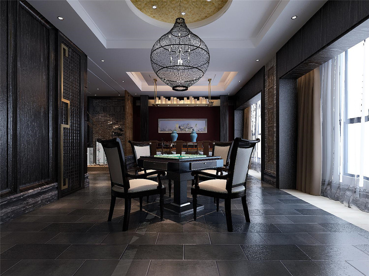 郑州中式办公室装修公司|中式风格办公室装修设计案例（图ZMTEwNzAwOTYw） - 家装设计 - 站酷设计师金博大办公室装修原创素材 - 站酷ZCOOL