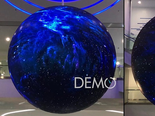展馆球幕 球形led屏