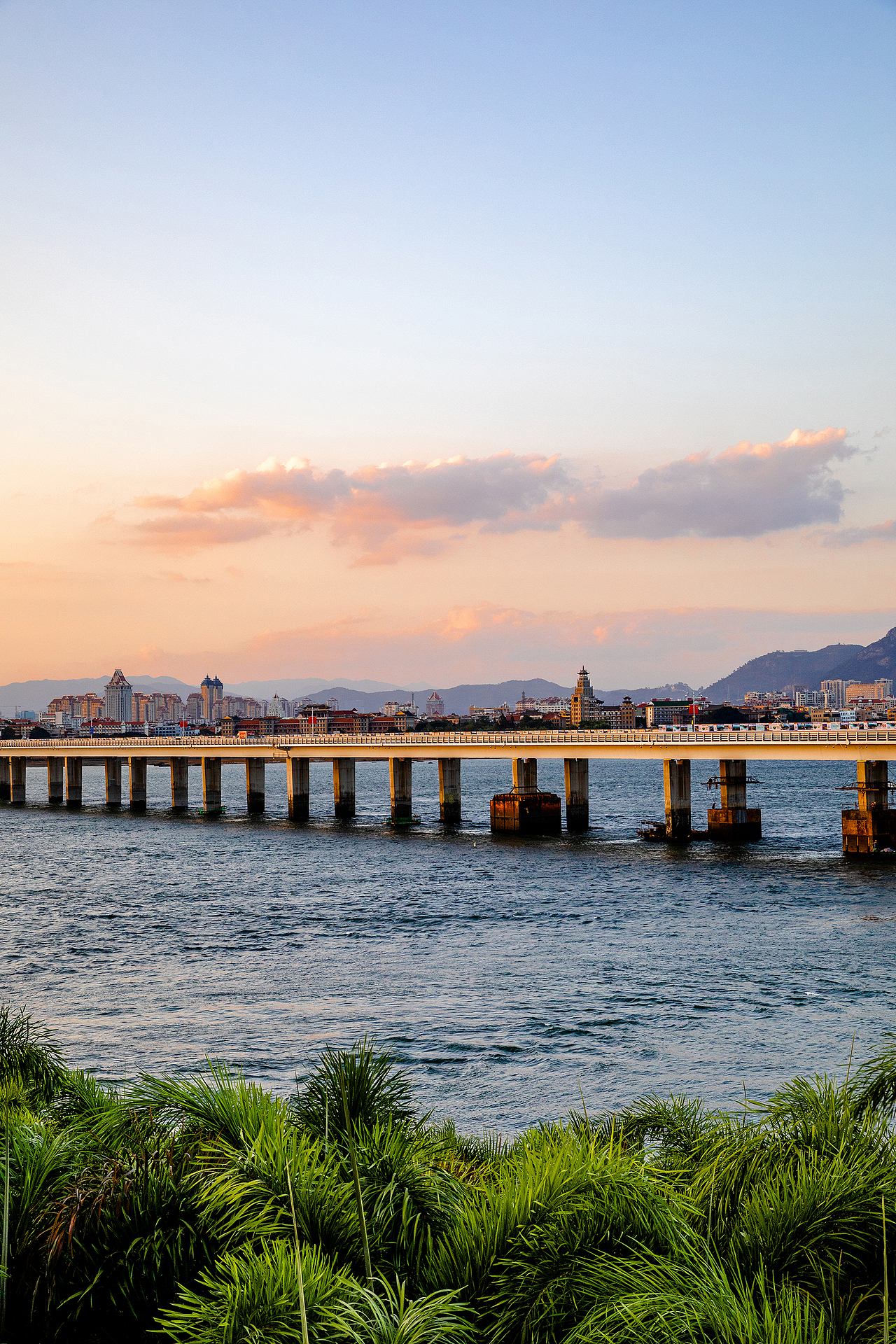 厦门大桥傍晚~风光摄影