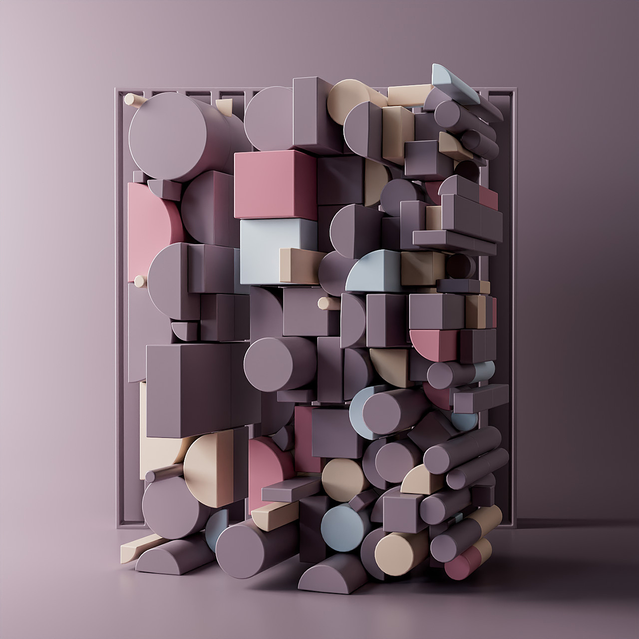 houdini 几何堆叠|三维|场景|一丝渠 - 原创作品 - 站酷 (zcool)